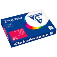 Clairefontaine Kopierpapier Trophée kirschrot DIN A3 80 g/m² 500 Blatt von Clairefontaine