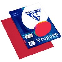 Clairefontaine Kopierpapier Trophée kirschrot DIN A4 80 qm 100 Blatt von Clairefontaine