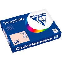 Clairefontaine Kopierpapier Trophée lachs DIN A4 120 g/m² 250 Blatt von Clairefontaine