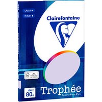 Clairefontaine Kopierpapier Trophée lila DIN A4 80 g/m² 100 Blatt von Clairefontaine