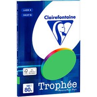 Clairefontaine Kopierpapier Trophée maigrün DIN A4 80 qm 100 Blatt von Clairefontaine