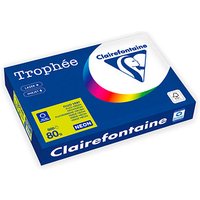 Clairefontaine Kopierpapier Trophée neongrün DIN A3 80 g/m² 500 Blatt von Clairefontaine