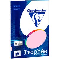 Clairefontaine Kopierpapier Trophée rosa DIN A4 80 g/m² 100 Blatt von Clairefontaine