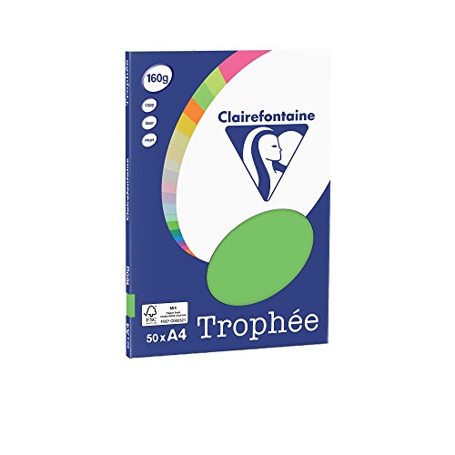 Clairefontaine minze 4165 A4-Papier 160g/m2 50Blatt Clairefontaine minze 4165 A4-Papier 160g/m2 50Blatt von Clairefontaine