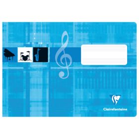 Notenheft Blau A5 Querformat 8 Blatt Notenheft Blau A5 Querformat 8 Blatt von Clairefontaine