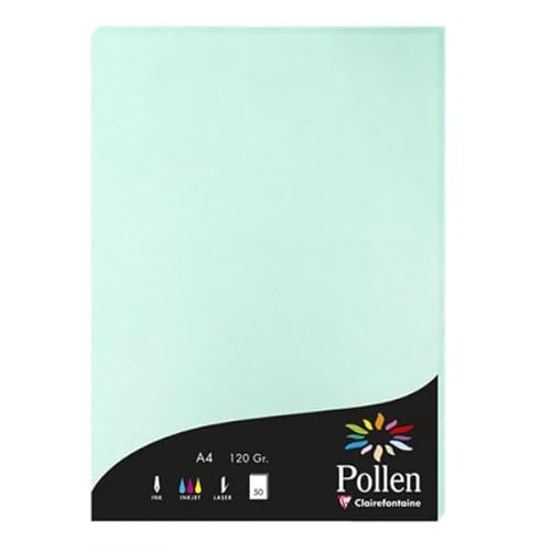 Papier A4 Pollen 120g Jade 50Bl von Clairefontaine