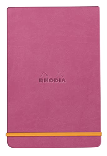 Rhodia 194395C - Notizbuch Webnotepad DIN A5, 96 Blatt abtrennbar liniert 90 g, 1 Stück, Fuchsia von Clairefontaine