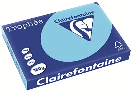 Clairalfa 1112C Multifunktionspapier Trophee, A3, 160 g/qm blau von Clairefontaine