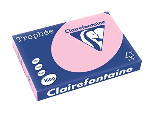 Clairalfa 2638C Multifunktionspapier, DIN A3, 160 g/qm rosa von Clairefontaine