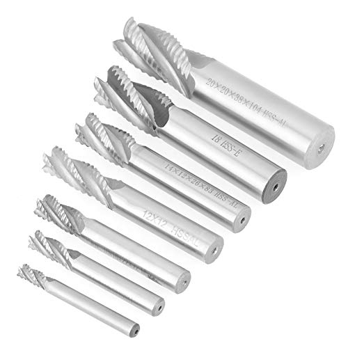 Schaftfräser, Fräserfräser, Schruppfräser, Schruppspanner, 4 Nuten 6-20 mm 7 Stück/Satz für die professionelle Feldfräsmaschinenfabrik der Industrie von CHDE