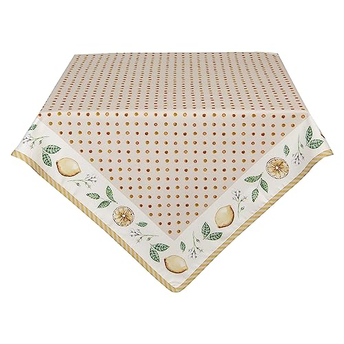 Clayre & Eef Tischdecke 100x100 cm beige LEL01 von Clayre & Eef