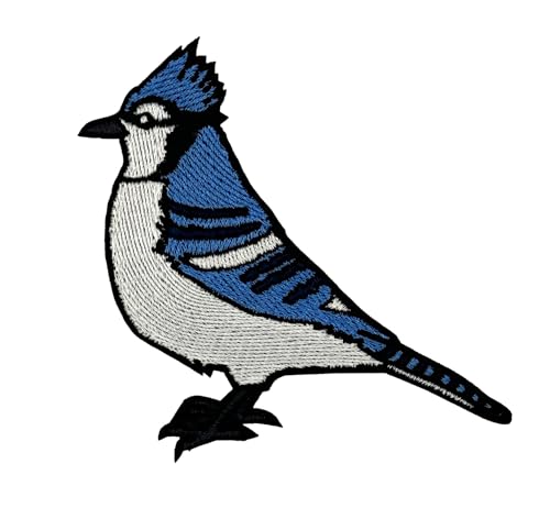 Blue Jay bestickter Aufnäher zum Aufbügeln von Clayton Jewelry Labs