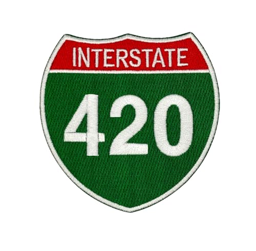 Interstate 420 bestickter Aufnäher zum Aufbügeln von Clayton Jewelry Labs