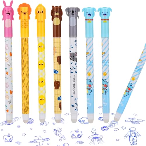 ClcIosis 7 PCS Kugelschreiber Radierbar KinderRadierbare Stifte Set mit Radierkugel, Gelstifte Radierbar für Schule Büro Geschenkidee ClcIosis 7 PCS Kugelschreiber Radierbar KinderRadierbare Stifte Set mit Radierkugel, Gelstifte Radierbar für Schule Büro Geschenkidee von ClcIosis