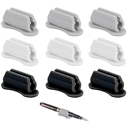 ClcIosis 9 Stück selbstklebender stiftehalter, Silikon Stifte Halter für Wand Schreibtisch Organizer Klemmbrett, Marker Halter Bürobedarf Stifthalter selbstklebend ClcIosis 9 Stück selbstklebender stiftehalter, Silikon Stifte Halter für Wand Schreibtisch Organizer Klemmbrett, Marker Halter Bürobedarf Stifthalter selbstklebend von ClcIosis