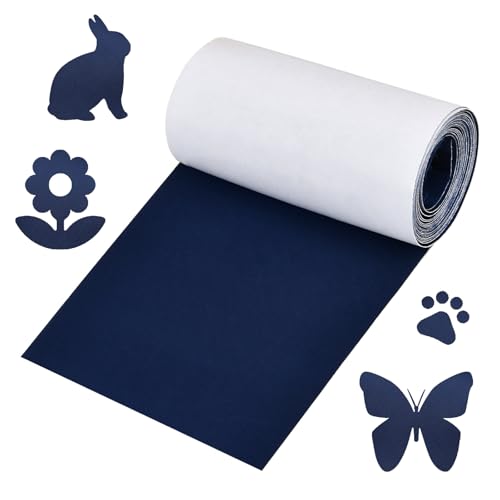 Nylon Selbstklebende Patches, 1 Rolle 7.6*200 cm Nylon Wasserdichte Flicken Zum Aufbügeln, Applikationen Patches Zum Aufbügeln, Reparatur Flicken Patch, für Zelte Daunenjacke Schlafsack (Marineblau) von Cleminsta