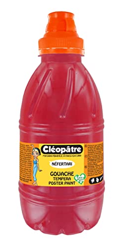 Cléopâtre Gouache Néfertari Baby Farbe, Karminrot, 500 ml von Cléopâtre