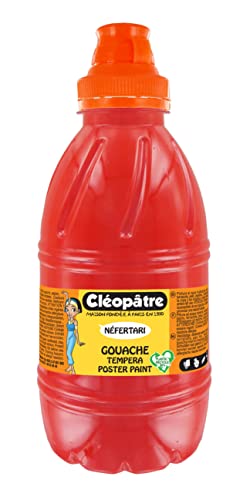 Cléopâtre Gouache Néfertari Baby Farbe, Rot, 500 ml von Cléopâtre