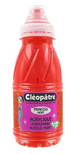 Cléopâtre PAM250-87 Acrylfarbe, Flasche mit 250 ml, Feuerrot von Cléopâtre