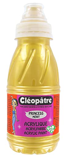 Cléopâtre PAM250-87 Acrylfarbe, Flasche mit 250 ml, gold von Cléopâtre