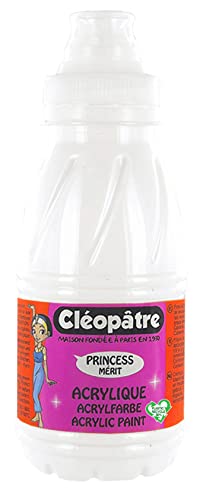 Cléopâtre PAM250-87 Acrylfarbe, Flasche mit 250 ml, weiß von Cléopâtre