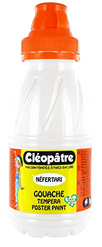 Cléopâtre PGN250-87 Gouache-Farbe, Flasche mit 250 ml 24 x 13 x 16 cm weiß Cléopâtre PGN250-87 Gouache-Farbe, Flasche mit 250 ml 24 x 13 x 16 cm weiß von Cléopâtre