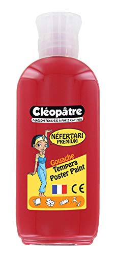 Cléopâtre – PGN60X-13C – Gouache Nefertari Premium – leuchtendes Rot – Flasche 60 ml von Cléopâtre