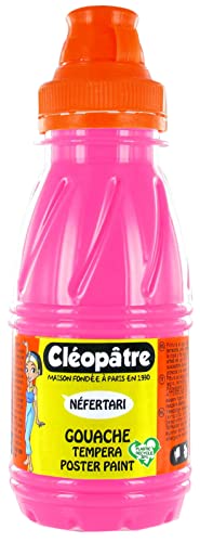 Cléopâtre Peintures à Effet Gouache, Rosa Fluo, 250 ml von Cléopâtre