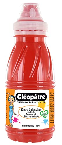 Cléopâtre encres à dessiner Maltinte, Rot, 250 ml von Cléopâtre