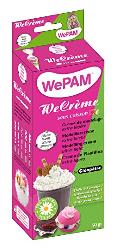 WePAM – PFCWBBB-30 – WeCrème, Modelliercrème, 30 g, Weiß von Cléopâtre