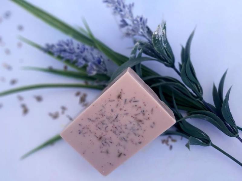 Lavendel & Ziegenmilch Handgemachtes Seifenstück - Rechteck von ClonoughHandmadeSoap