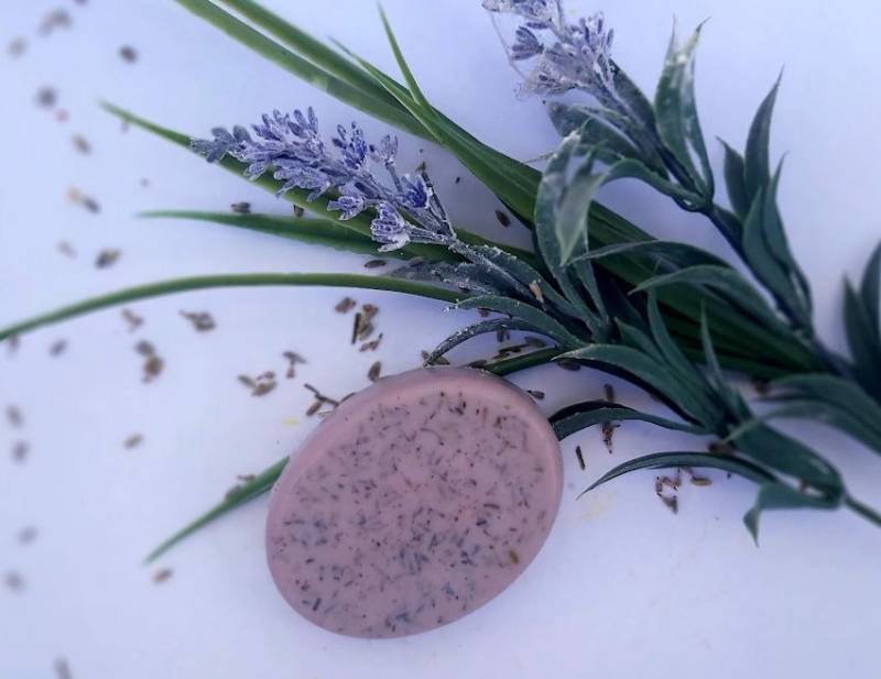 Lavendel & Ziegenmilch Handgemachtes Seifenstück - Oval von ClonoughHandmadeSoap