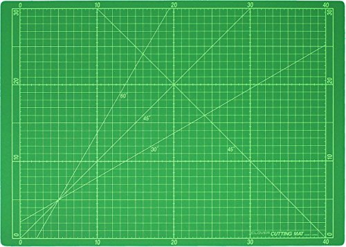 Clover Schneidmatte, Polycarbonat (PC), Mehrfarbig, 30cm x 40cm von Clover