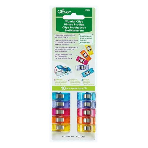 Wonder Clips-Assorted Colors 10/Pkg von Clover