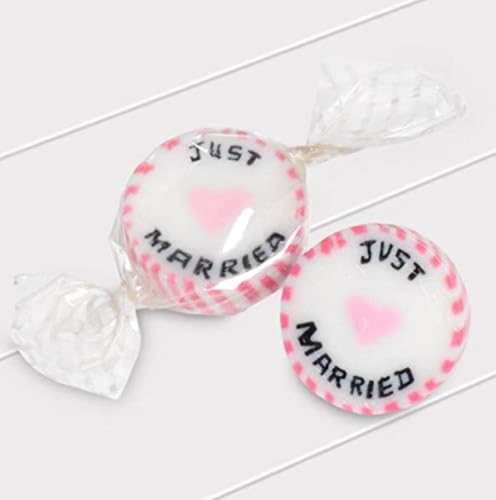 Club Green Berry Just Married Rock Sweets, pink, 23 mm, 50 Stück von Club Green