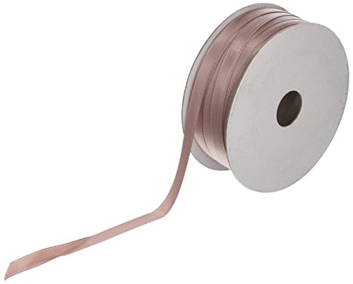 Club Green Doppelsatinband, Taupe, 6 mm x 25 m von Club Green