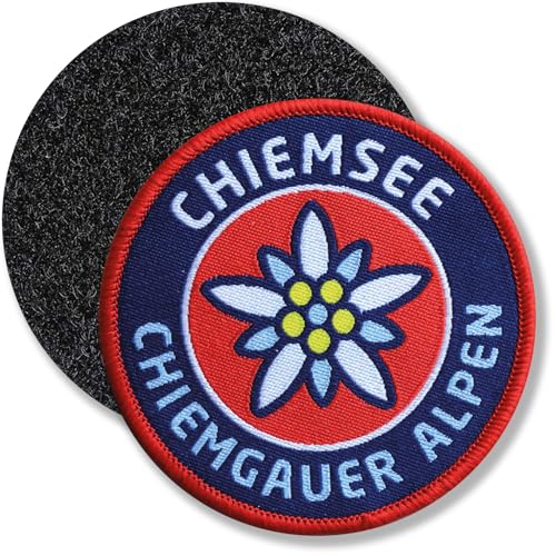 Klettpatch 68 mm - Chiemsee Bayern Chiemgauer Alpen/Herreninsel Fraueninsel Herrenchiemsee Prien/Samerberg Hochries Hocheck Kampenwand Großer Traithen Wendelstein Wilder Kaiser von Club of Heroes