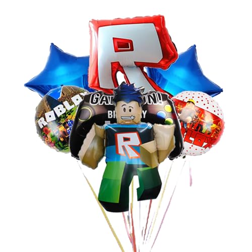 Luftballons Rob-lox,Geburtstagsdeko Rob-lox,Folienballon Rob-lox,Geburtstagsdeko Rob-lox,Kinder Geburtstag Party Ballons,für Kindergeburtstag Dekoration von Clybeaut