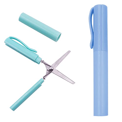 Clyhon 2PCS Schere Schreibwaren Scheren Handgefertigte Schere Scharfe Antihaft-Schere Komfortabler Griff Schere kinder Geeignet für Büro Schule Zuhause Heimwerkerbedarf Schneideband von Clyhon