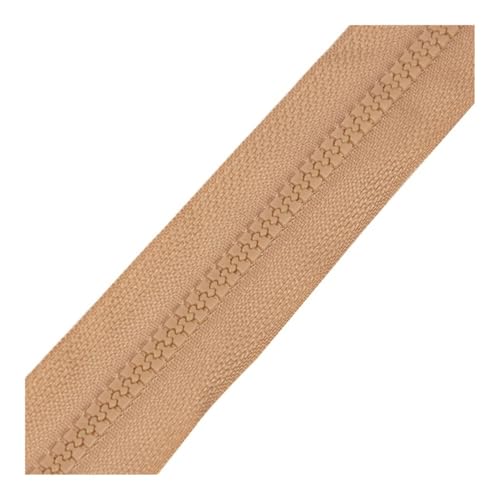 Cmis Kbei 3 x 40-120 cm Harz-Spiralreißverschlüsse für Schneiderarbeiten, Nähen, Handwerk, Nylon-Reißverschlüsse, Großpackung, 24 Farben für Mäntel, Kleidung, DIY (Khaki, 70 cm) von Cmis Kbei