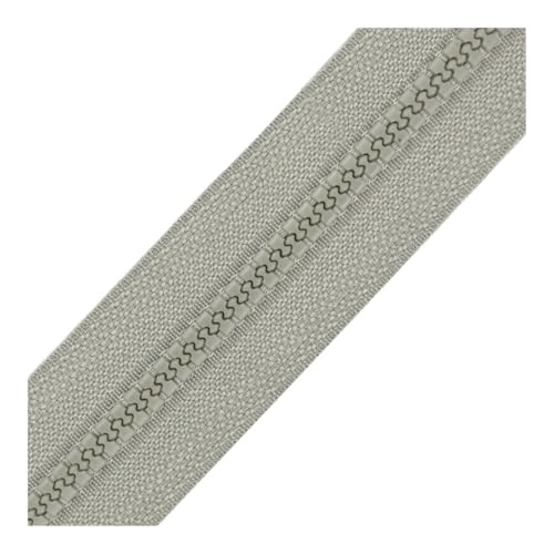 Cmis Kbei 3 x 40-120 cm Harz-Spiralreißverschlüsse für Schneiderarbeiten, Nähen, Handwerk, Nylon-Reißverschlüsse, Großpackung, 24 Farben für Mäntel, Kleidung, DIY (hellgrau, 120 cm) von Cmis Kbei