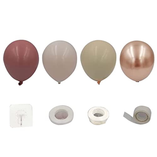 Babyparty Doppelgestopfte Creme Pfirsich Aprikosen Dusty Balloons Garland Erz Kit-Small große doppelgestopfte Luftballons Girlande für Geschlecht Enthüllung Party, Brautdusche von Cndiyald