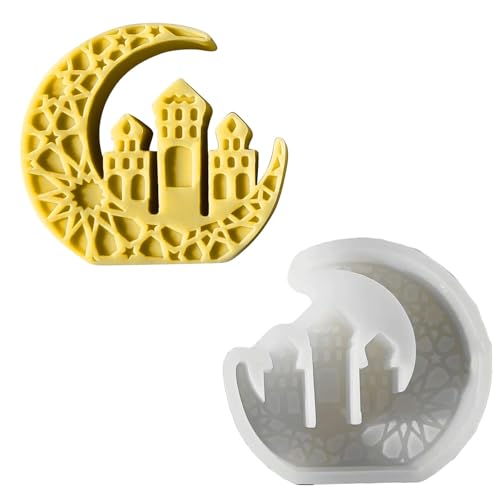 3d Moon Silikonform Epoxidharz Formen Eid Themen Kerze Form Perfekt Zum Handwerk Von Schmuck Und Hausdekorationsprojekte von Cnrfeoap