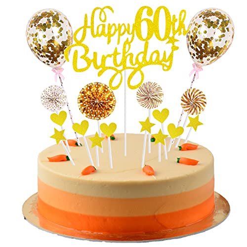 Tortendeko 60 Geburtstag Deko Kuchen Topper 60 Kuchen Deko 60 Geburtstag Mann Happy Birthday 60 Tortendeko 60 Jahre Frau Mann Kuchendeko 60. Geburtstag Frau Gold Tortendeko 60. Geburtstag Frau Mann von Cnrose