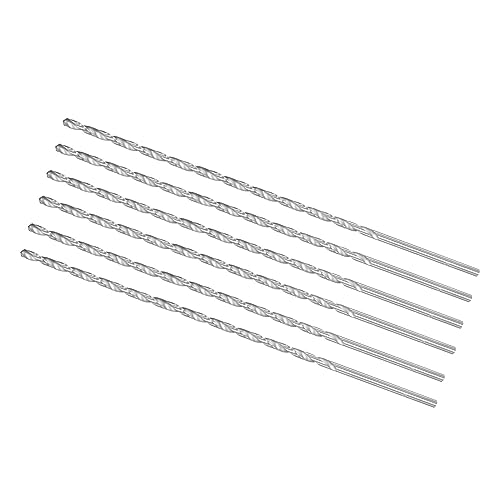 CoCud Extra Lang Drehbohrer 4mm Bohrspitze Durchmesser 250mm Gesamte Länge Hochleistungsstahl Drehen Bohrspitze - (Verwendung: für Gehärtete Metall Holzarbeit Plastik Aluminum) 6Stk von CoCud