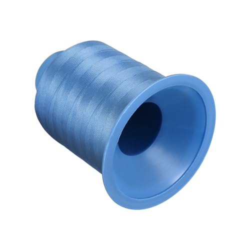 CoCud Gebundenes Nähgarn, 1312 Yards 210D/0.32mm Polyester Polsterungsgarn Blau - (Anwendungen: zum Nähen von Leder, Polstermöbeln, Jeans und Perücken) - 1 Stück von CoCud