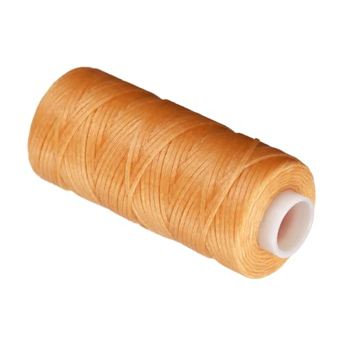CoCud Leder-Nähfäden, 55 Yards 150D/1mm Faden, Polyester-Nähfaden Orange - (Anwendungen: für Lederhandwerk nähen) von CoCud