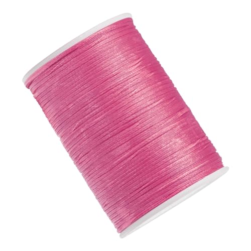 CoCud Leder-Nähfäden, 98 Yards 150D/0,8mm Faden, Polyester-Nähfaden Hot Pink - (Anwendungen: für Lederhandwerk nähen) von CoCud