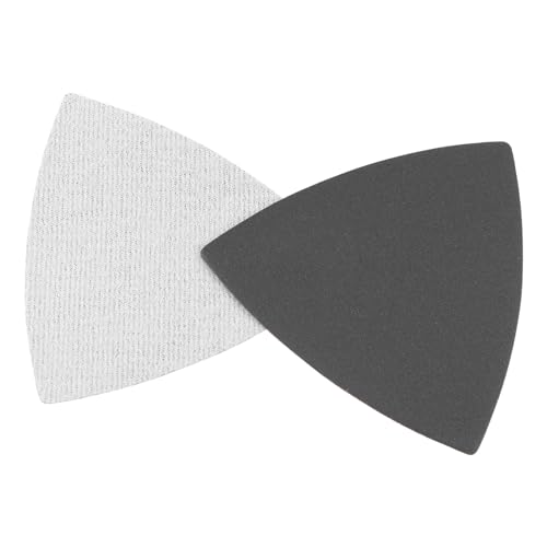 CoCud Schleifpads mit Klettverschluss für Dreiecksschleifer, 3-1/2 Zoll 600er Körnung Siliziumkarbid Dreieckige Schleifpapiere, 8 Stück von CoCud