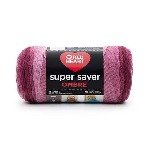 Red Heart E305.3965 Super Saver Ombre Garn, 284 ml, Aneone von Red Heart